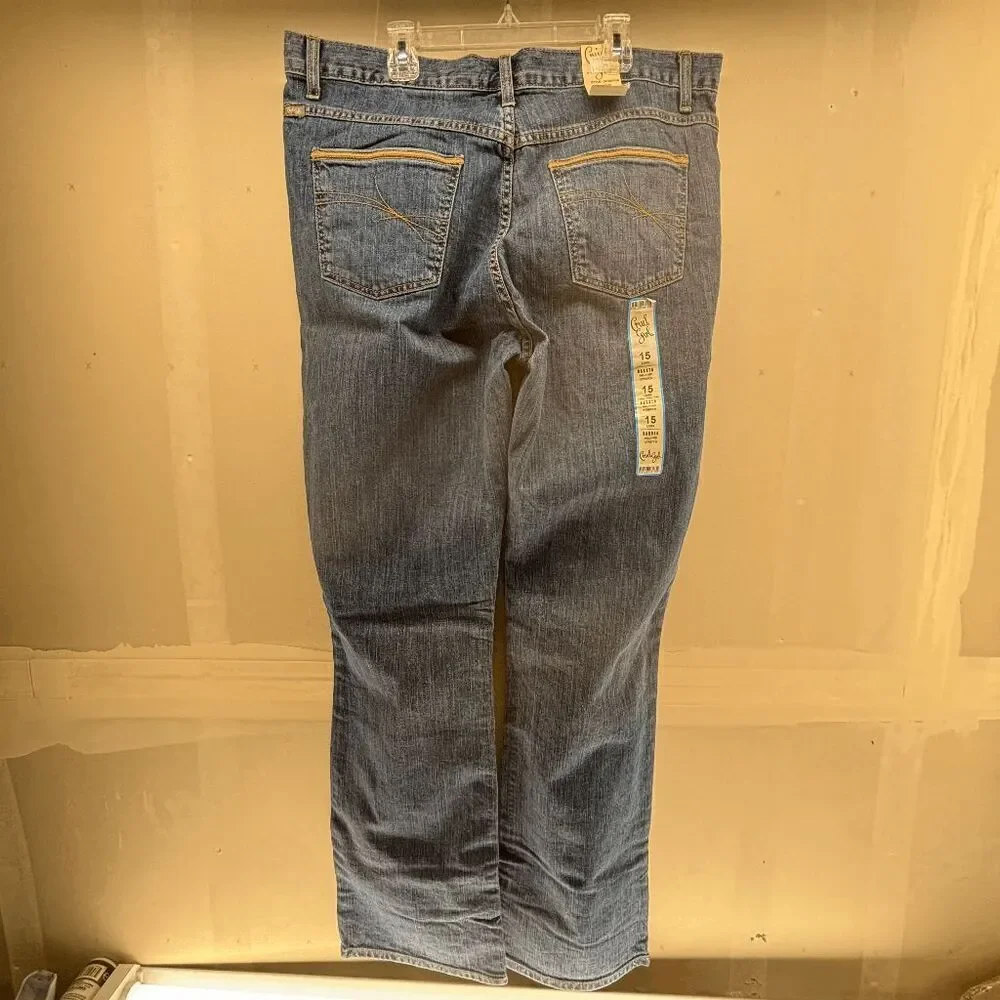 CRUEL GIRL Relaxed Fit Bootcut Jeans 15L NWT Dakota Stretch Cotton Western 36x32